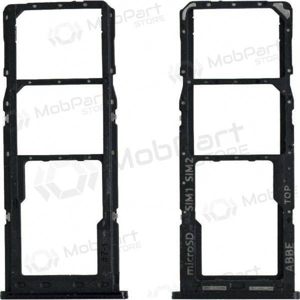 Samsung A225 Galaxy A22 4G 2021 SIM card holder (black) (service pack) (original)