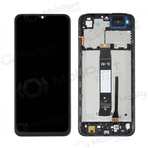 Xiaomi Redmi A1 / A1+ screen (black) (with frame) (service pack) (original)