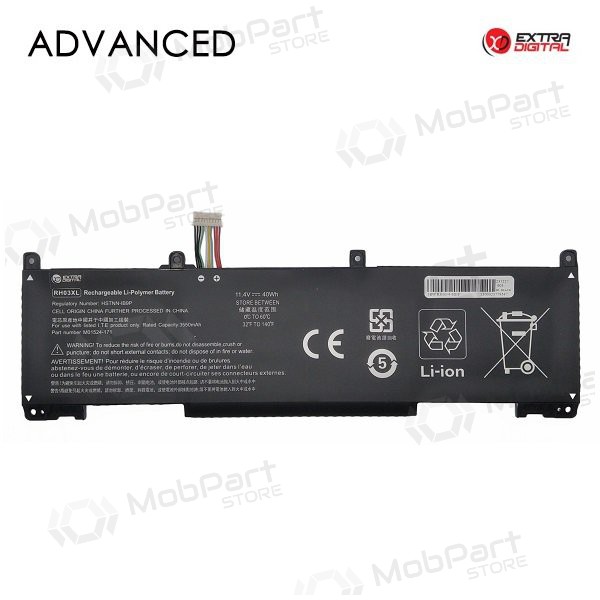 HP RH03XL, 3550mAh laptop battery, Advanced