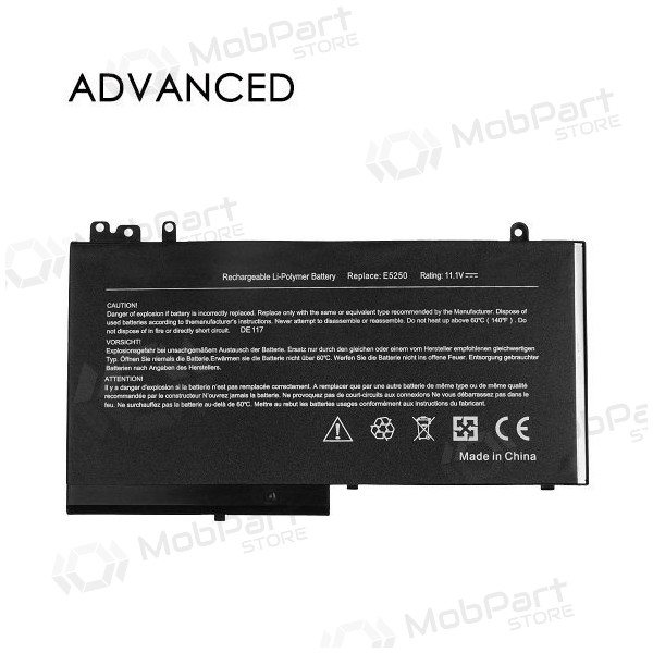 DELL RYXXH, 3600mAh laptop battery, Advanced