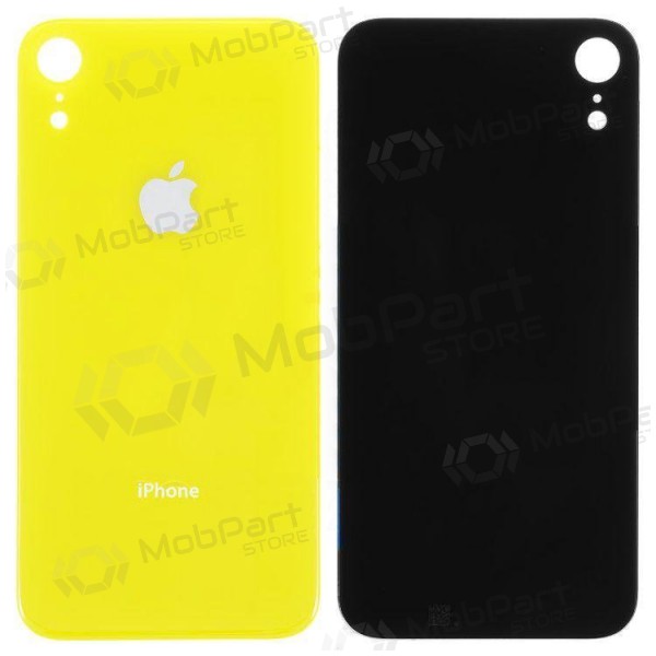 Apple iPhone XR back / rear cover (yellow) (bigger hole for camera)