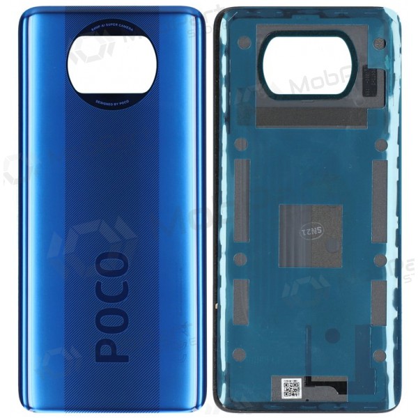 Xiaomi Poco X3 Pro / X3 / X3 NFC back / rear cover (blue) (original) (service pack)