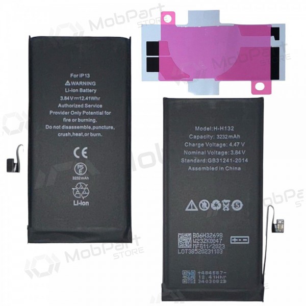 Apple iPhone 13 battery, akumuliatorius (Newest Solution) (Premium)