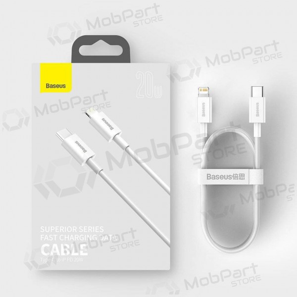 USB cable Baseus Superior Type-C - Lightning PD 20W 1.0m (white) CATLYS-A02