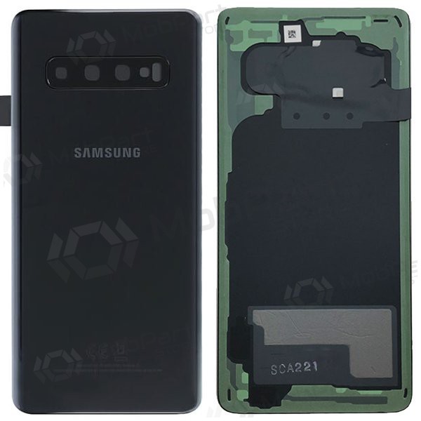 Samsung G973 Galaxy S10 back / rear cover black (Prism Black) (used grade B, original)