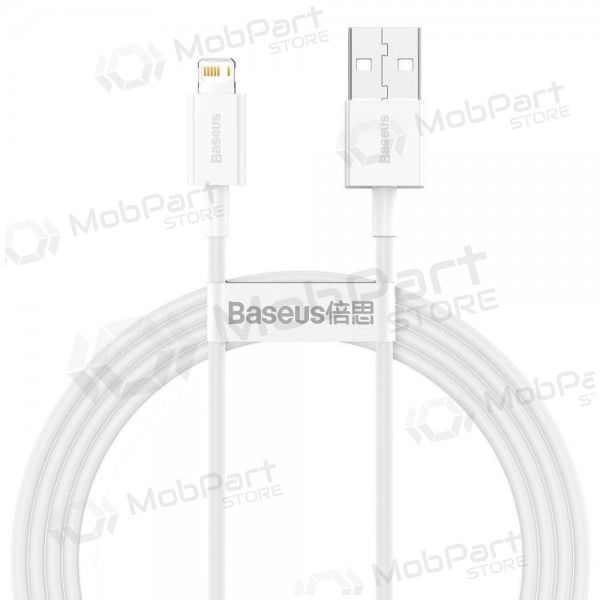 USB cable Baseus Superior Lightning 2.4A 1.5m (white) CALYS-B02