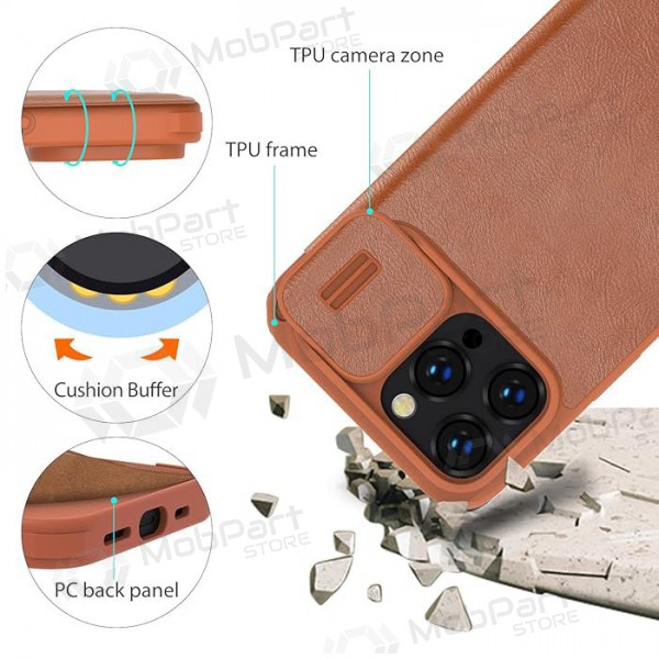 Case Nillkin Qin Pro Leather Apple iPhone 14 Pro brown