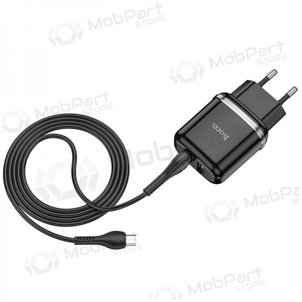 Charger Hoco N4 + microUSB (2.4A) (black)