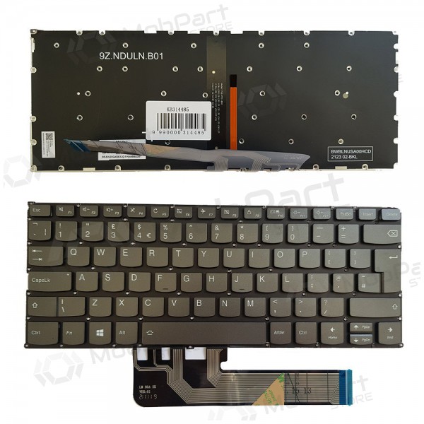 Lenovo Yoga 730-13IKB, 730-15IKB keyboard (UK) (with lighting)