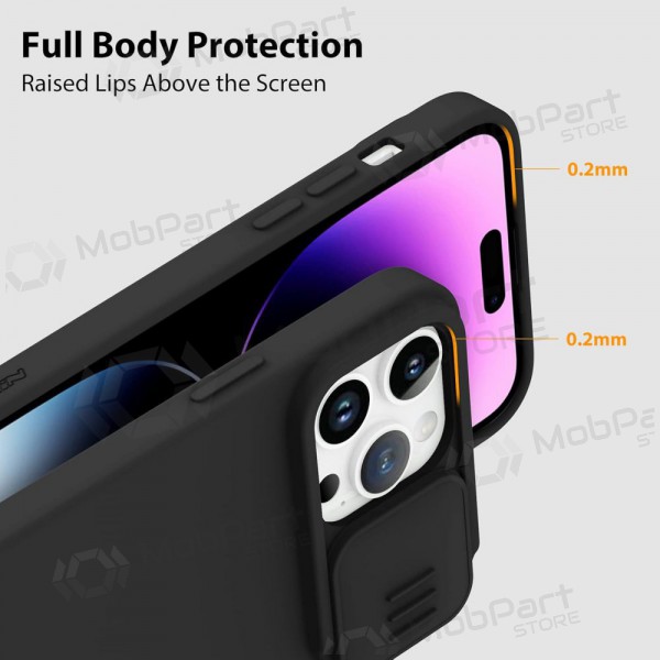 Case Nillkin CamShield Silky Magnetic Silicone Apple iPhone 14 Pro black