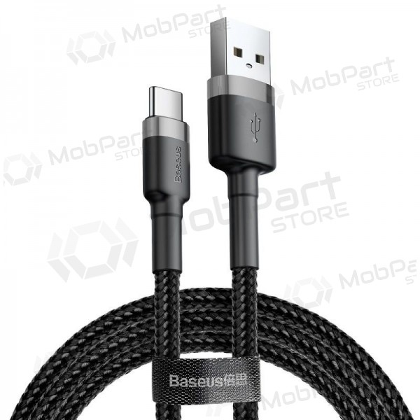 Cable Baseus Cafule PD Type-C - Type-C 3.0A 60W (grey-black) 1.0m CATKLF-GG1