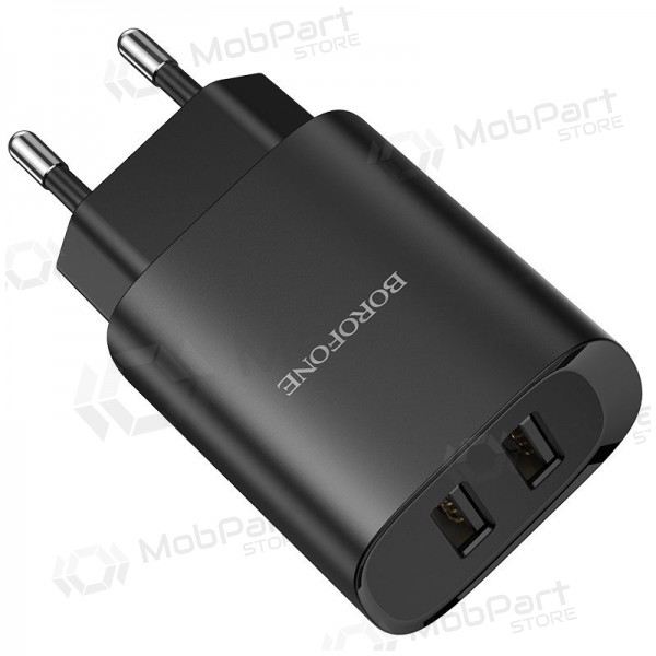 Charger Borofone BN2 2xUSB 2.1A (black)