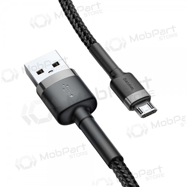 USB cable Baseus Cafule Type-C 1.0m 3.0A (grey-black) CATKLF-BG1