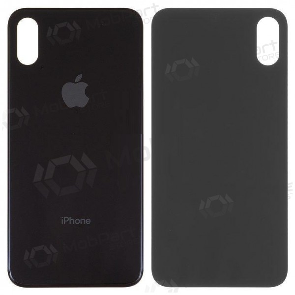 Apple iPhone XS back / rear cover grey (space grey) (bigger hole for camera)