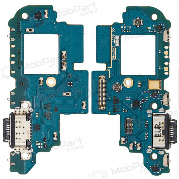 Samsung A546 Galaxy A54 5G (2023) charging dock port and microphone flex (service pack) (original)