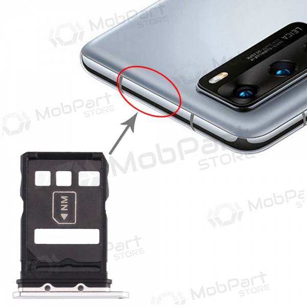 Huawei P40 SIM card holder silver (Silver Frost)