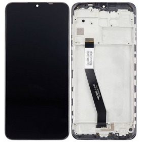 Xiaomi Redmi 9 screen (black) (with frame) (Premium)