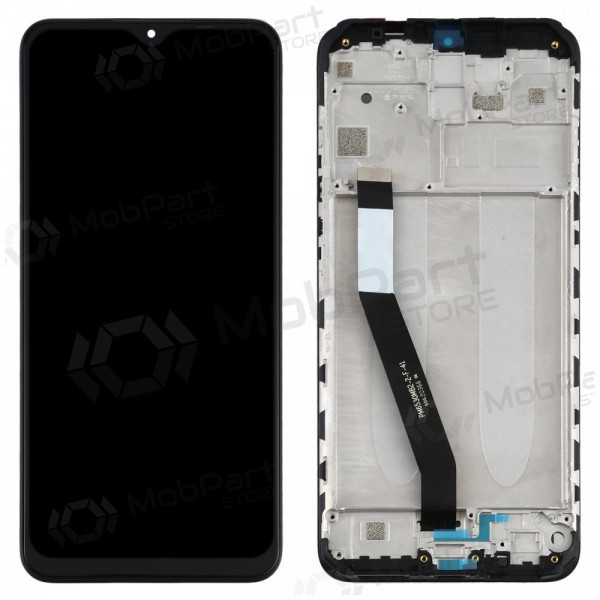 Xiaomi Redmi 9 screen (black) (with frame) (original)