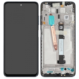 Xiaomi Poco X3 Pro / X3 / X3 NFC screen (black) (with frame) (Premium)