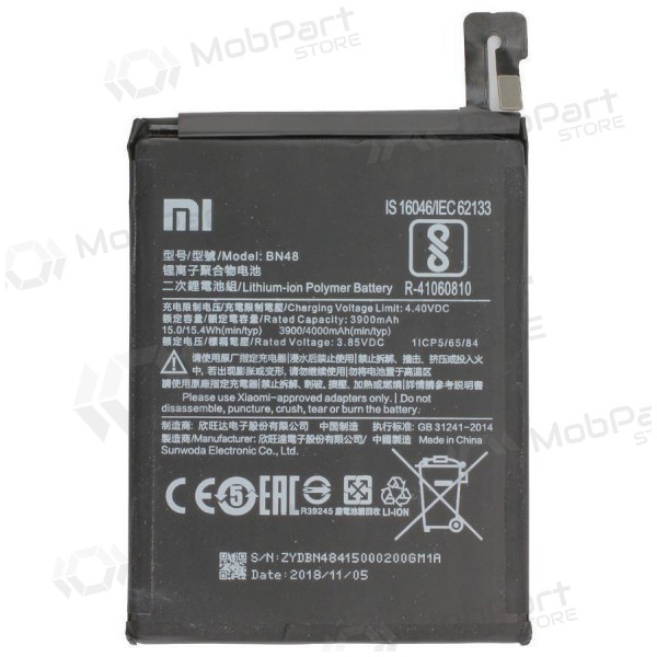 Xiaomi Redmi Note 6 Pro / Redmi Note 5 Pro battery, akumuliatorius (BN48) (original)