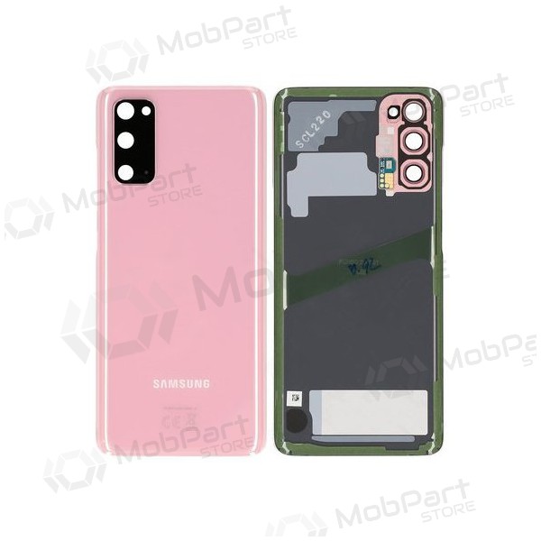 Samsung G981F / G980 Galaxy S20 back / rear cover pink (Cloud Pink) (used grade B, original)