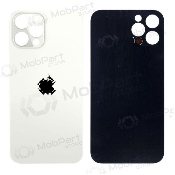 Apple iPhone 12 Pro Max back / rear cover (silver) (bigger hole for camera)