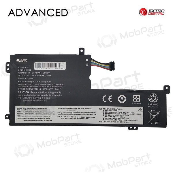 LENOVO L18M3PF2, 3250mAh laptop battery, Advanced