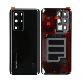 Huawei P40 Pro back / rear cover (black) (used grade C, original)