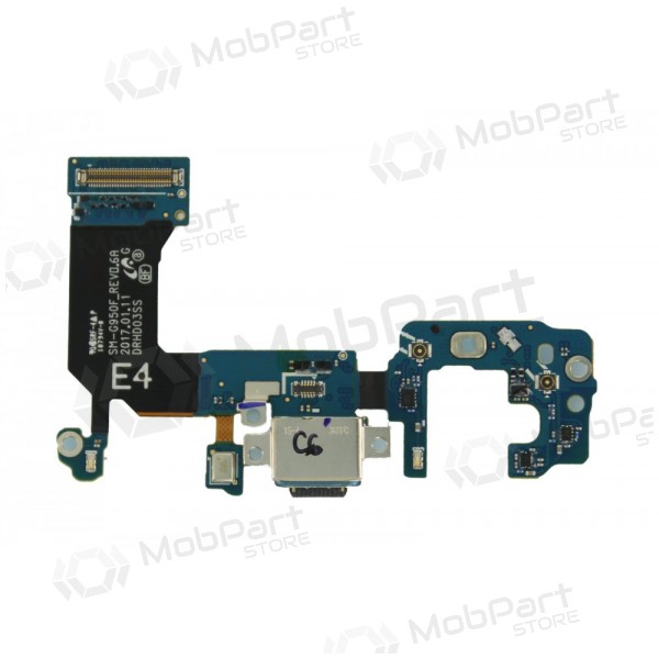 Samsung G950F Galaxy S8 charging dock port and microphone flex