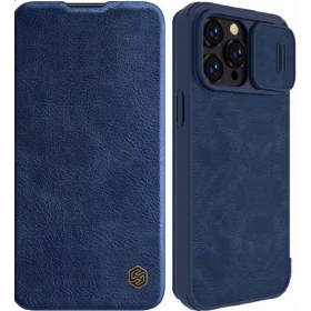 Case Nillkin Qin Pro Leather Apple iPhone 14 blue