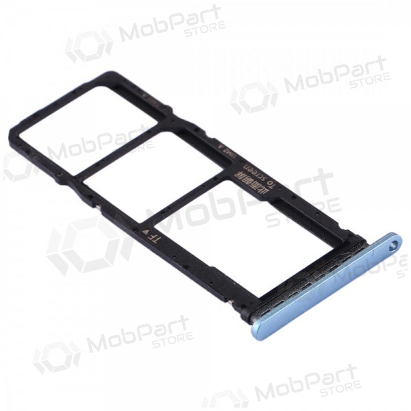 Huawei P40 Lite E SIM card holder blue (Aurora)