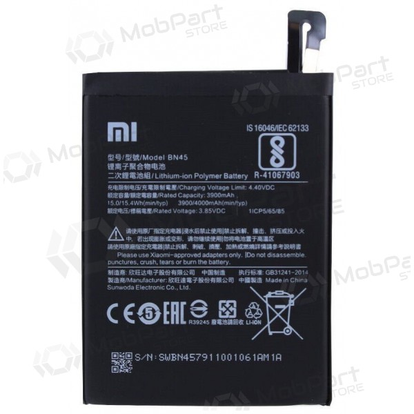 Xiaomi Redmi Note 5 / Note 5 Pro battery, akumuliatorius (BN45) (original)