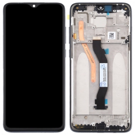 Xiaomi Redmi Note 8 Pro screen (black) (with frame) (original)