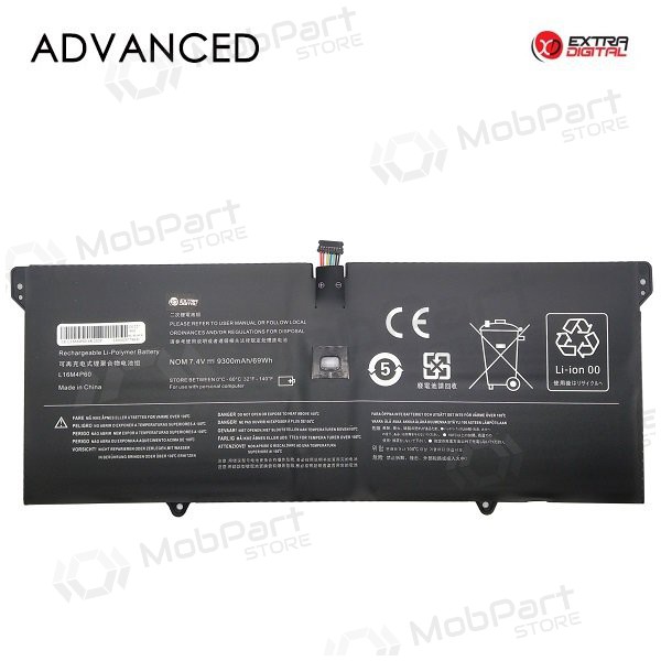 Lenovo L16M4P60, 9300mAh laptop battery, Advanced