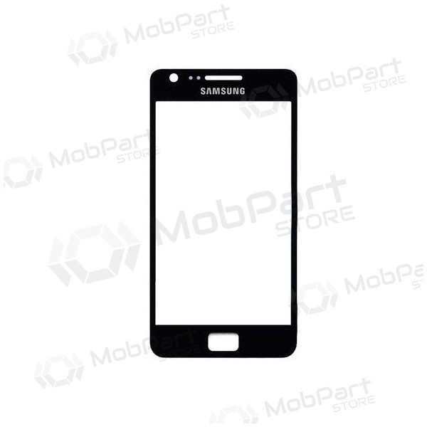 Samsung i9100 Galaxy S2 Screen glass (black) (for screen refurbishing)