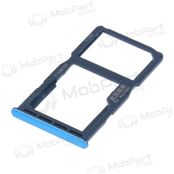 Huawei P30 Lite SIM card holder blue (Peacock Blue)