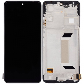 Xiaomi Redmi Note 12 5G / Poco X5 5G screen (black) (with frame) (Premium)