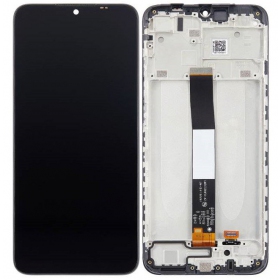 Xiaomi Redmi 9A / 9C / 9AT / 10A screen (black) (with frame) (Premium)