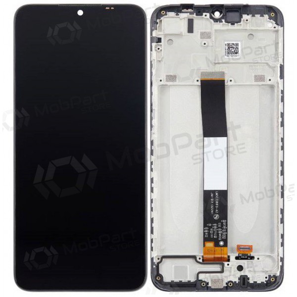 Xiaomi Redmi 9A / 9C / 9AT / 10A screen (black) (with frame) (Premium)