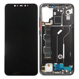 Xiaomi Mi 8 screen (black) (with frame) (original)