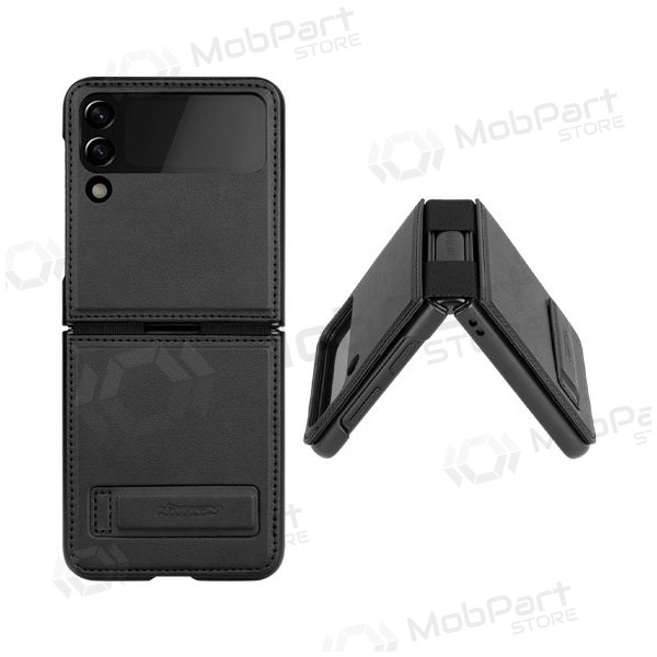 Case Nillkin Qin Leather (Plain Leather) Samsung F721 Z Flip4 5G black