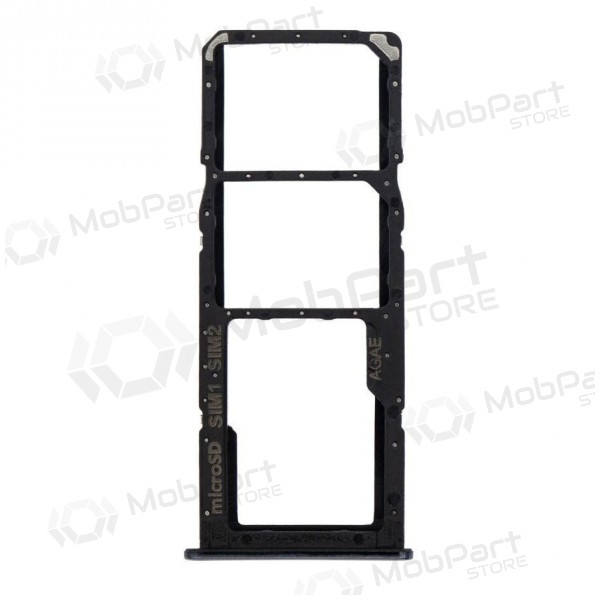 Samsung A715 Galaxy A71 2020 SIM card holder (black) (service pack) (original)