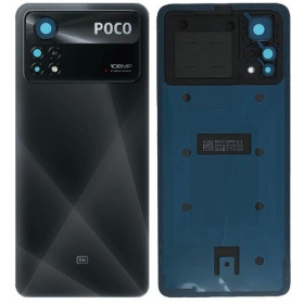 Xiaomi Poco X4 Pro 5G back / rear cover (black) (original) (service pack)