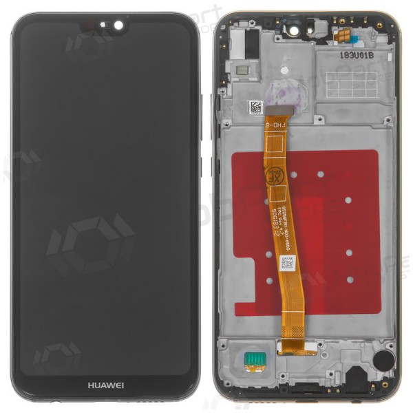 Huawei P20 Lite screen (black) (with frame) (used grade B, original)